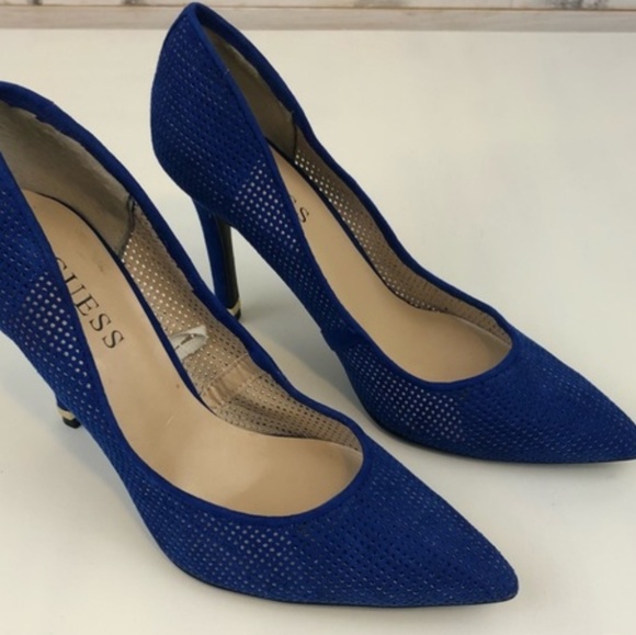 blue heels size 11